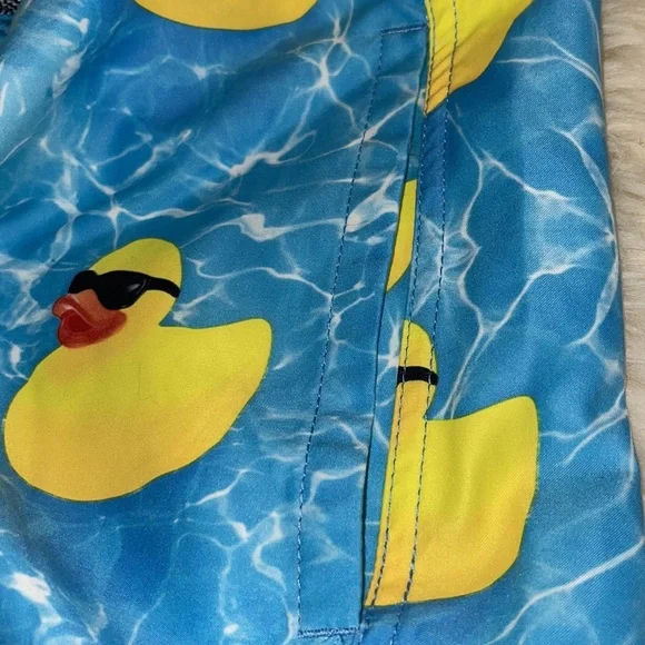 Sold 😊Trinity Ducky Hot Tub swim trunk Shorts - Picture 6 of 6